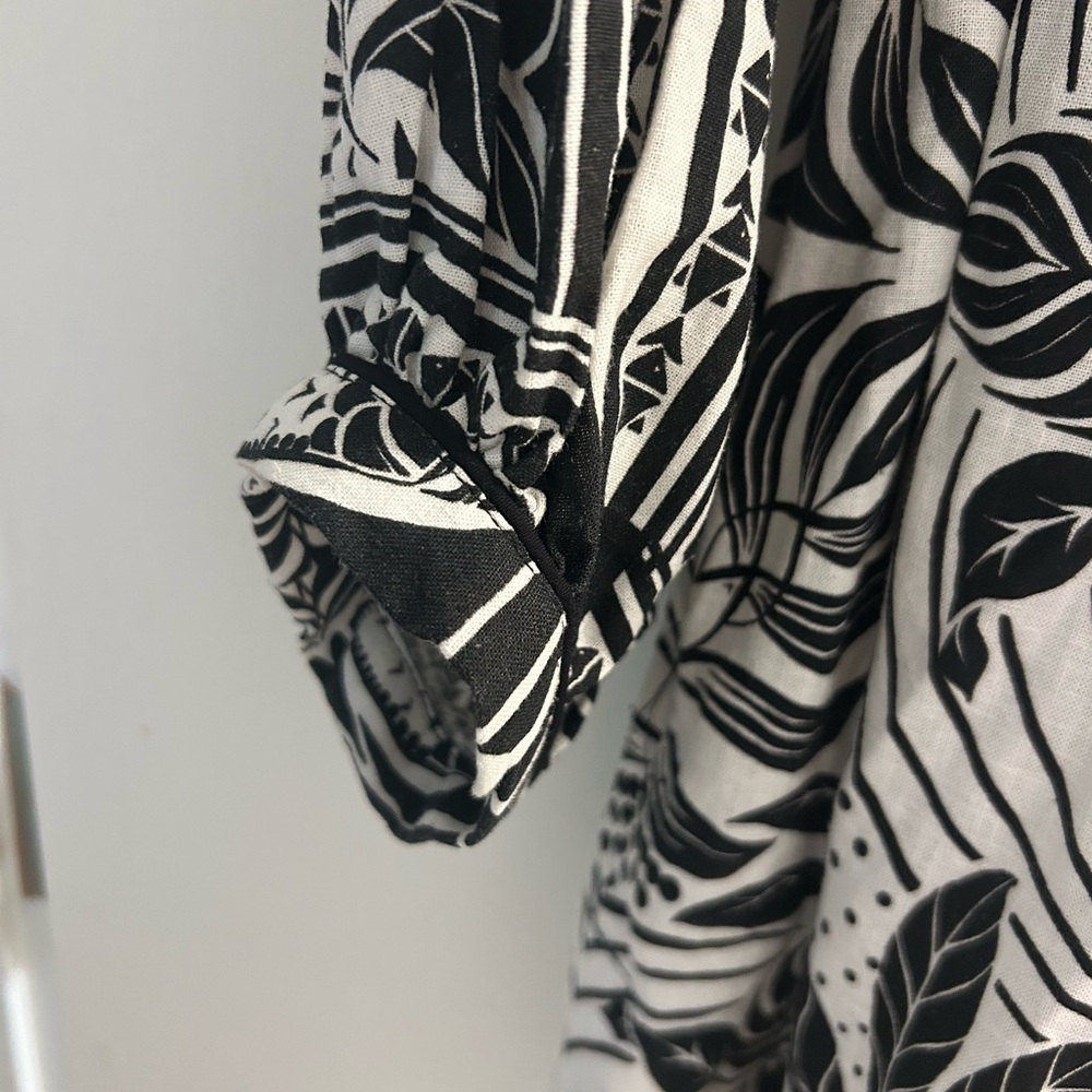 Farm Rio monochrome elegance mini dress - Picture 6 of 12